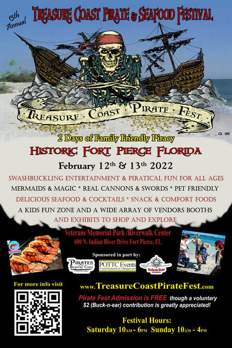 The Largest and best attended Pirate Festival on the East Coast is now located along the waterfront in Fort Pierce Florida
